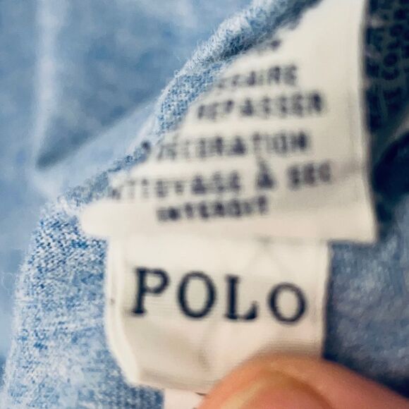 Polo Ralph Lauren Heather Blue Crewneck size Large, Casual Staple - Picture 3 of 9